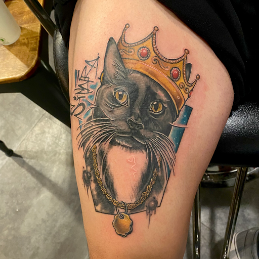 Explore usa tattoo ideas, creative tattoo ideas in Buena Vista, available at Ivy League Tattoo Studio