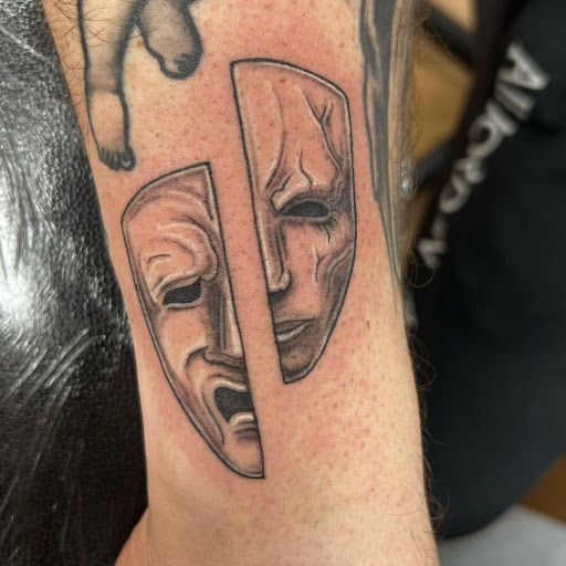 Explore tattoo ideas for elbow, creative tattoo ideas in Abington, available at Tattoo Galaxy (Abington) Piercing and Custom Tattoos