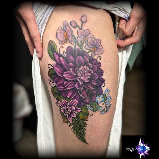 Explore lust tattoo ideas, creative tattoo ideas in Wasilla, available at Doulos Tattoo, The Tattoo Shop