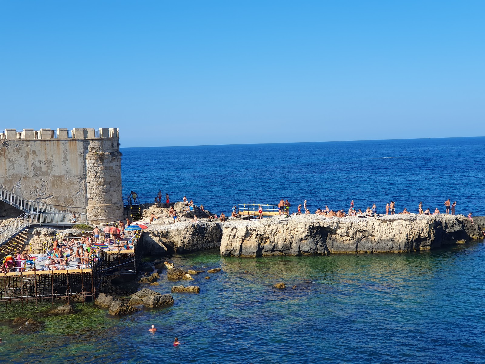 Foto di Spiaggia Diana nel Forte con molto pulita livello di pulizia