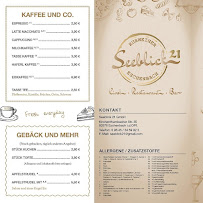 Menu du Seeblick 21 à Eschenbach