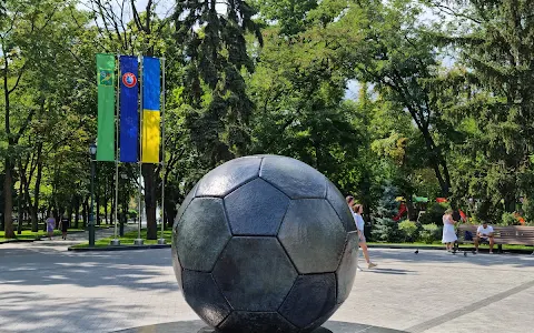 Soccer ball sculpture image