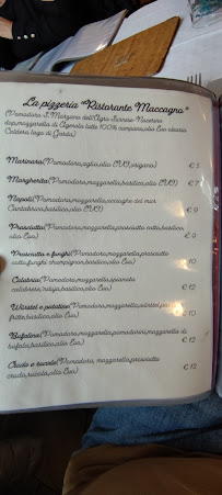 Menu du Ristorante Maccagno à Maccagno con Pino e Veddasca