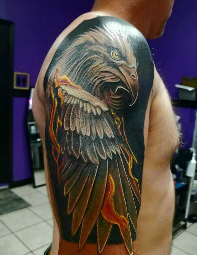 Explore tattoo sheet ideas, creative tattoo ideas in Willis, available at Bizarres llc at Dirtles s Design Studio