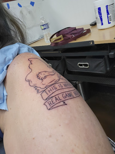 Explore ring finger tattoos ideas, creative tattoo ideas in Riverview, available at Hardline Tattoo Co.