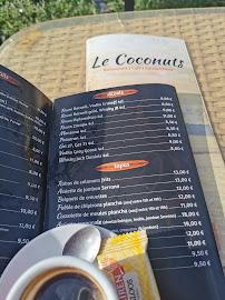Le Coconuts à Anglet menu
