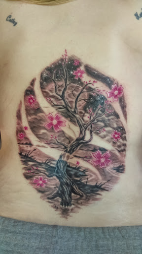 Explore juggalette tattoo ideas, creative tattoo ideas in Warren, available at Fat Cats Tattoos