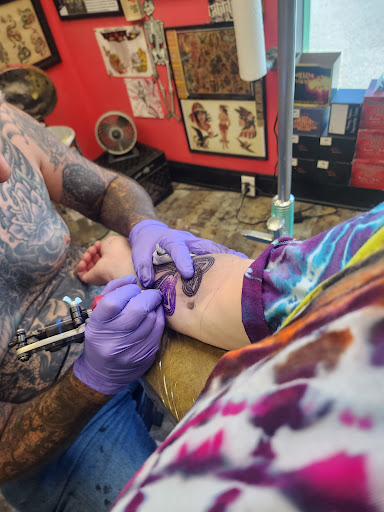 Explore angel tattoo ideas, creative tattoo ideas in Madisonville, available at Mainstream Body Art