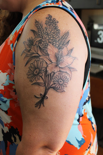 Explore tattoo ideas for three friends, creative tattoo ideas in Winona, available at Black Moth Tattoo