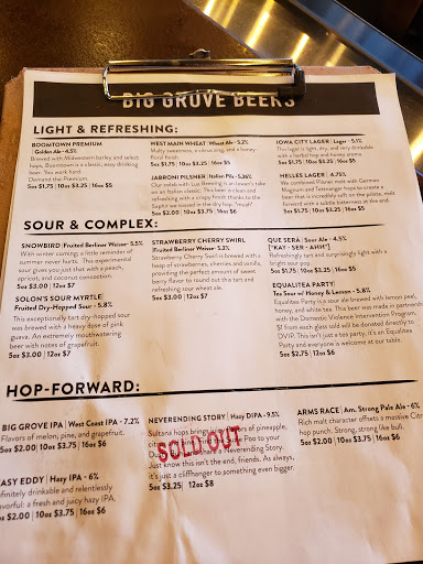 Brewery «Big Grove Brewery & Taproom», reviews and photos, 1225 S Gilbert St, Iowa City, IA 52240, USA
