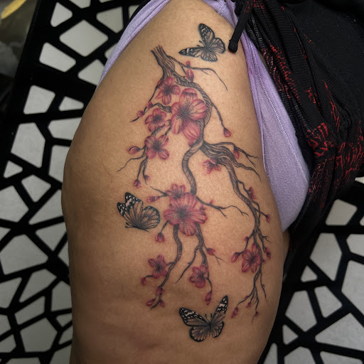 Explore no fear tattoo ideas, creative tattoo ideas in Jersey City, available at 7 Souls Tattoo & Body Piercing