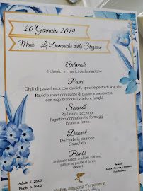 Antica Stazione Ferroviaria di Ficuzza à Corleone menu
