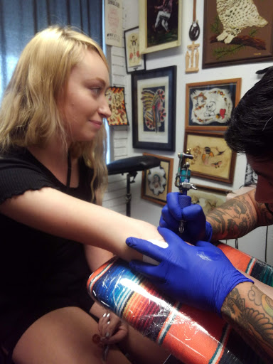 Explore japanese cherry blossom tattoo ideas, creative tattoo ideas in Pueblo, available at Tortured Souls Tattoo