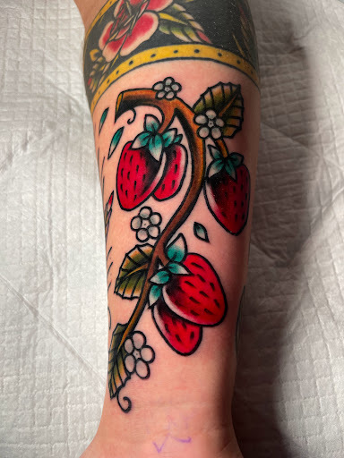 Explore infinity symbol tattoo ideas, creative tattoo ideas in Duluth, available at Stronghold Tattoo Studio (Walk-ins welcome)