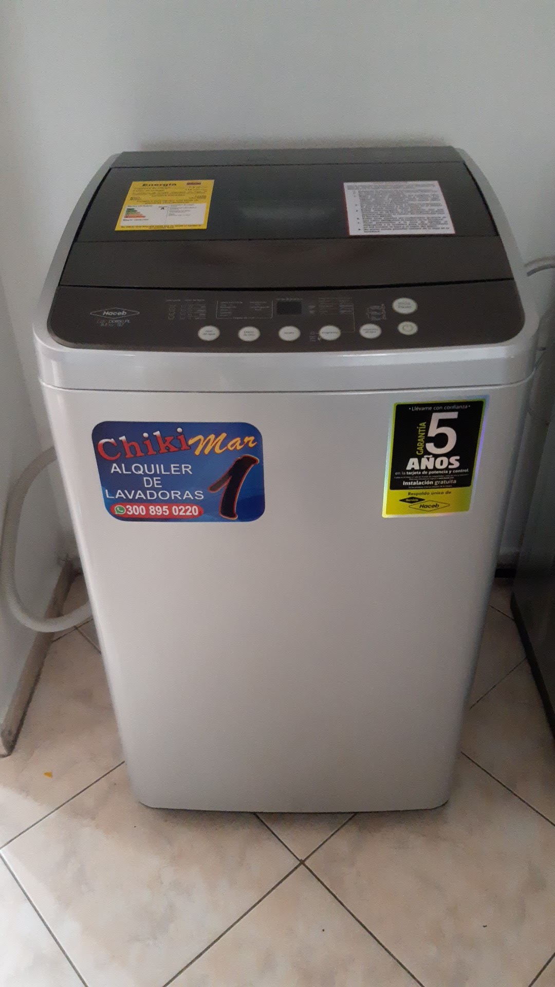 ALQUILER DE LAVADORA CHIKIMAR