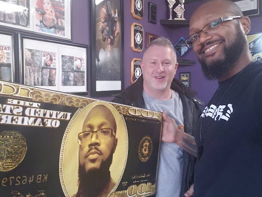 Explore british tattoo ideas, creative tattoo ideas in Warren, available at Dark Horse Tattoo Co. LLC.