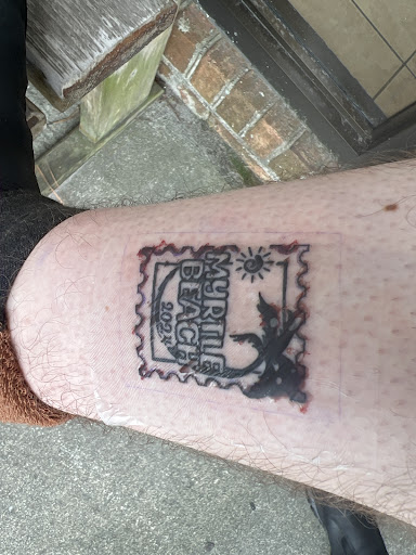 Explore calf tattoo ideas men, creative tattoo ideas in Myrtle Beach, available at Myrtle Beach Ink