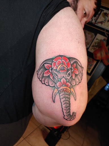 Explore mudkip tattoo idea, creative tattoo ideas in Omak, available at Eight of Hearts Tattoo Parlor