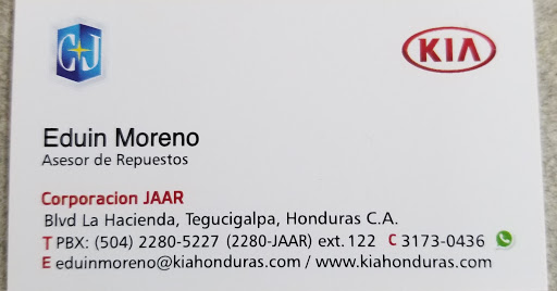 Corporación Jaar | KIA Honduras