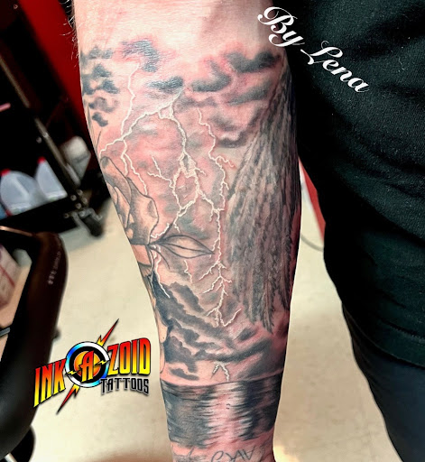 Explore cycling tattoo ideas, creative tattoo ideas in Kingsport, available at Ink-a-zoid Tattoos & Piercings