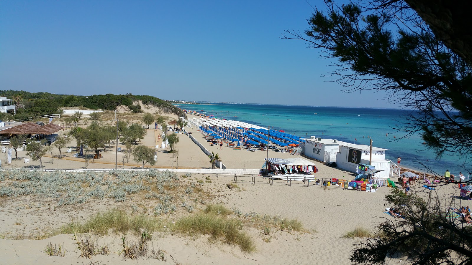 Valokuva Spiaggia di Punta Prosciuttoista. pinnalla sininen puhdas vesi:n kanssa