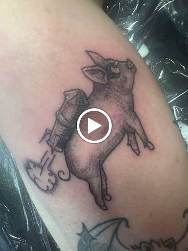 Explore bugs bunny tattoo ideas, creative tattoo ideas in Port Aransas, available at Island Ink studio