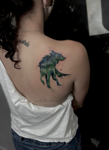 Explore tattoo ideas back of neck, creative tattoo ideas in Nashville, available at Mel Lockett Tattoos