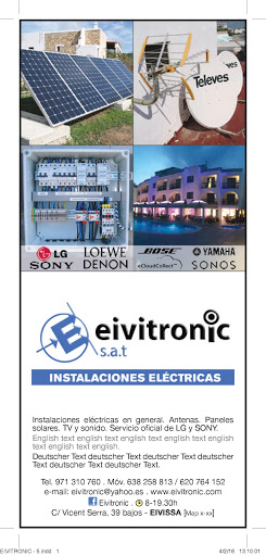 Eivitronic Servicio Técnico SL en Ibiza, Baleares