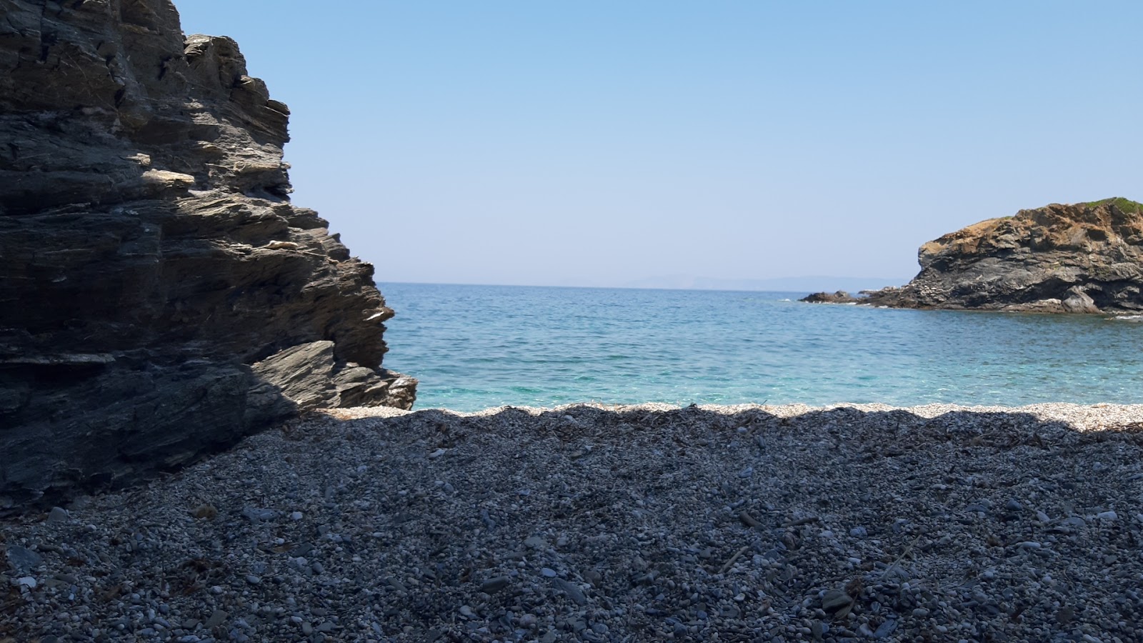 Foto di Paralia Pethameni con molto pulita livello di pulizia