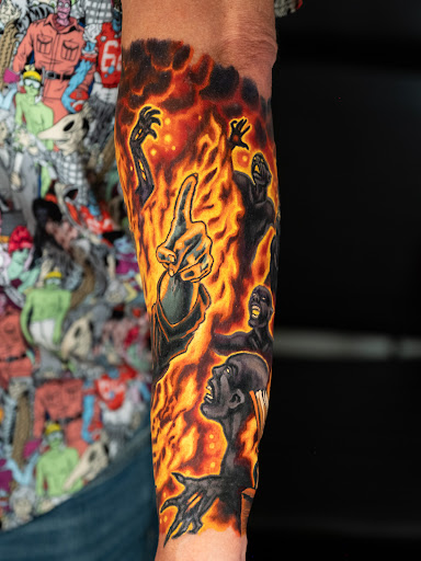 Explore cover up tattoo ideas female shoulder, creative tattoo ideas in Vancouver, available at Hopeless Tattoo & Piercing