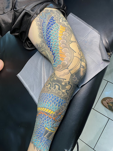 Explore quarter sleeve tattoo ideas female, creative tattoo ideas in Honolulu, available at 434 TATTOO WAIKIKI