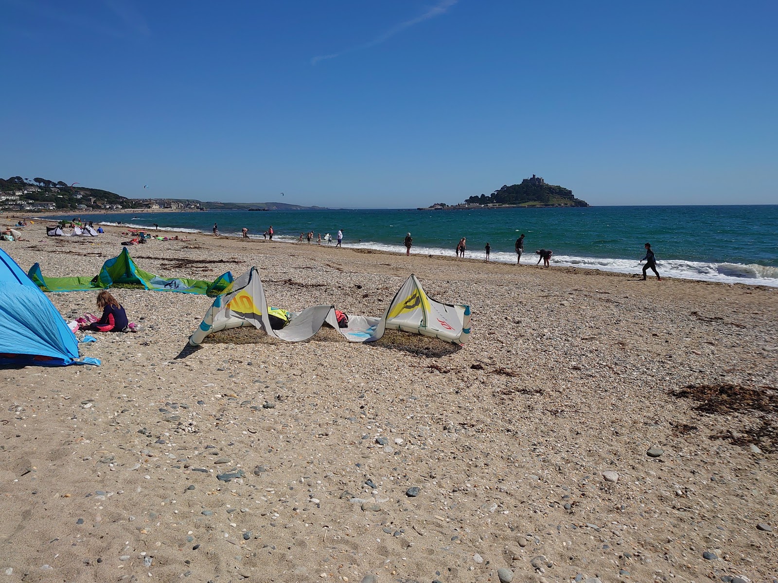 Foto van Long Rock Beach met recht en lang