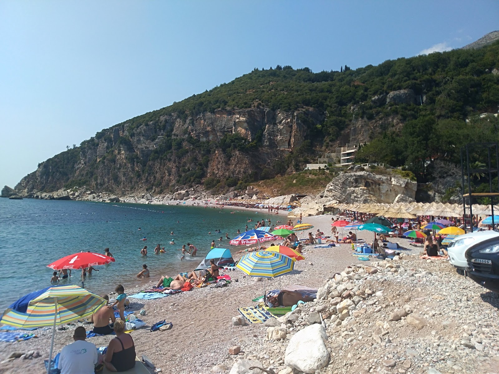 Fotografie cu Perazica Do beach - locul popular printre cunoscătorii de relaxare