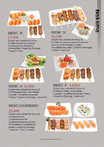 Sushi Nakama à Romilly-sur-Seine menu