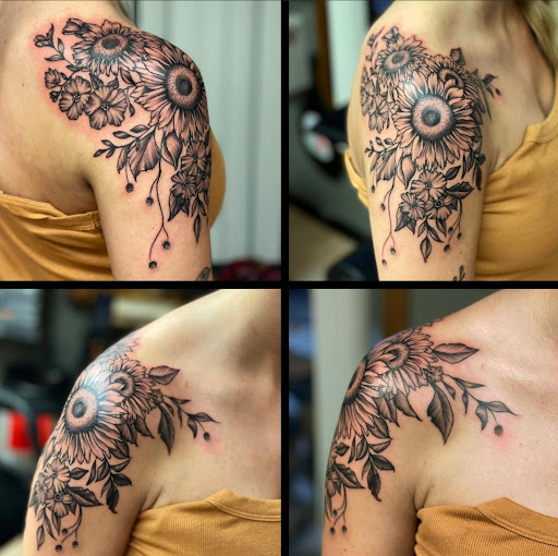 Explore satanic tattoo ideas, creative tattoo ideas in Maple Lake, available at Earth Child Tattoo