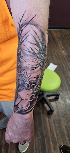 Explore cool back tattoo ideas, creative tattoo ideas in Clarksville, available at No Egrets Tattoo Studio