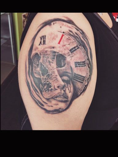 Explore tattoo ideas with family names, creative tattoo ideas in Greenfield, available at Tattoos In Time Studio