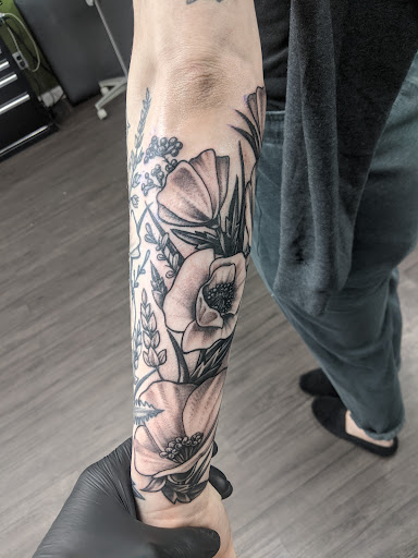 Explore cute dog tattoos ideas, creative tattoo ideas in Twentynine Palms, available at Hilltop Tattoo Company