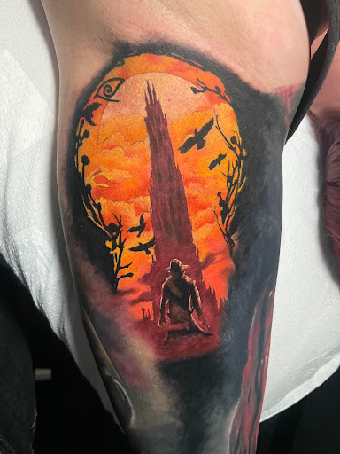 Explore twin flame tattoo ideas, creative tattoo ideas in Rockford, available at Sanctuary Collective Tattoo and Piercing