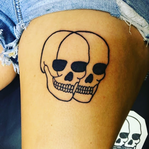 Explore scenery tattoo ideas, creative tattoo ideas in Frisco, available at Frisco Tattoo Company - Steel PaintBrush