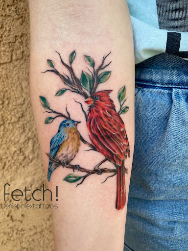 Explore wendigo tattoo ideas, creative tattoo ideas in Redding, available at Fetch Body Piercing
