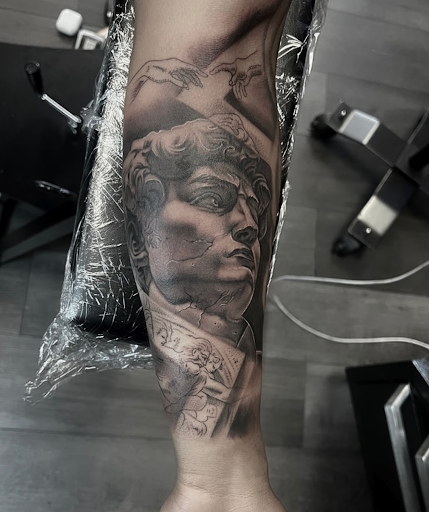 Explore feminine neck tattoo ideas, creative tattoo ideas in Silver City, available at Independent Ink Tattoo