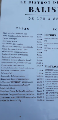 Meltin' à Moliets-et-Maa menu