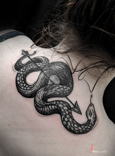 Explore scientific tattoo ideas, creative tattoo ideas in Williamsburg, available at Charon Arts