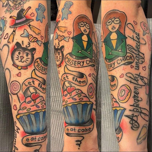 Explore juice wrld lyric tattoo ideas, creative tattoo ideas in Palm Harbor, available at Angry Owl Tattoo and Piercing