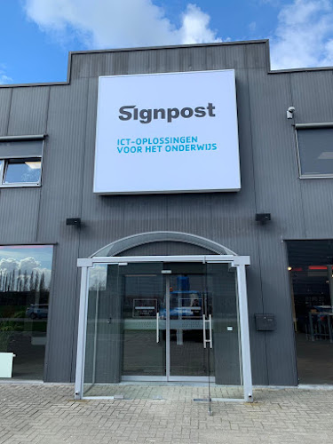 Signpost België - Computerwinkel