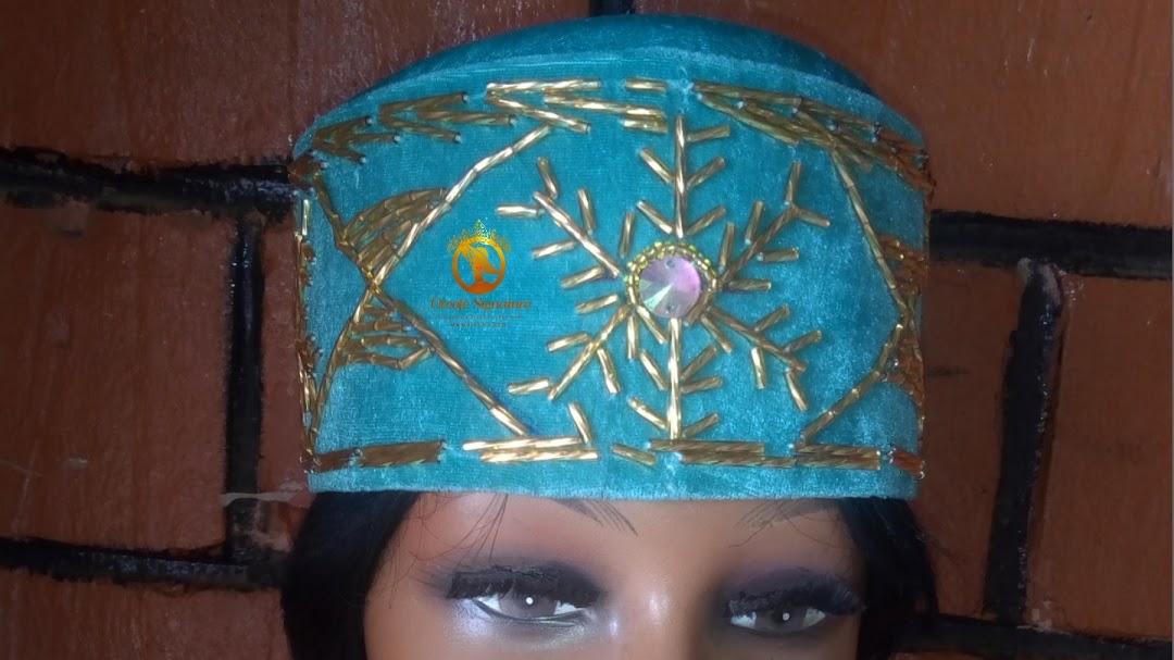 Oreofe Signature (Hat & Fascinator, Automated Gele and cap, Turban cap and Gele, Mens Igbo Cap (custom made), Headpiece, Hair Vines, Bead, Bridesmaids Hoop and Lapel Pins)