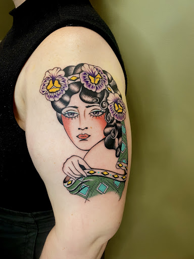 Explore triple moon finger tattoo ideas, creative tattoo ideas in Glenside, available at Iron Will Tattoo Club