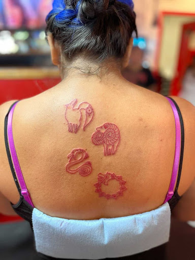 Explore mechanic sleeve tattoo ideas, creative tattoo ideas in El Paso, available at Pumping Ink Tattoo Parlor