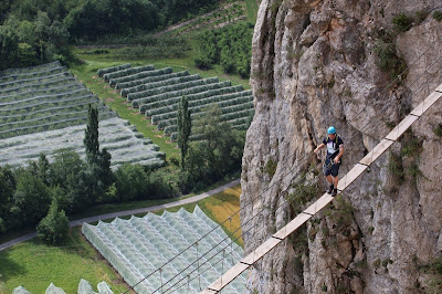 Via ferrata des Alpes : La Grande Fistoire et Les Ammonites à Le Caire